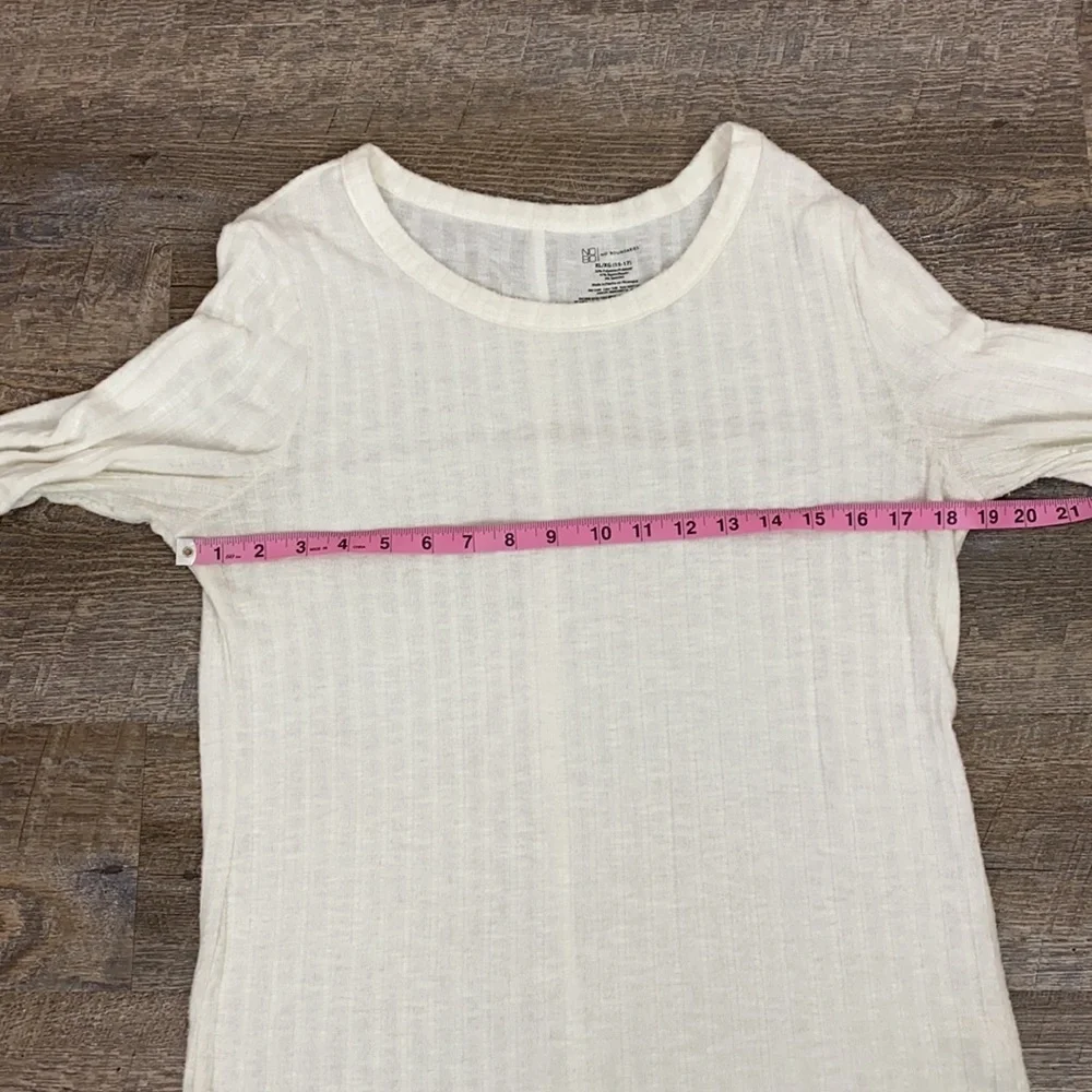NoBo Cream Long Sleeve Top XL - Picture 7 of 9